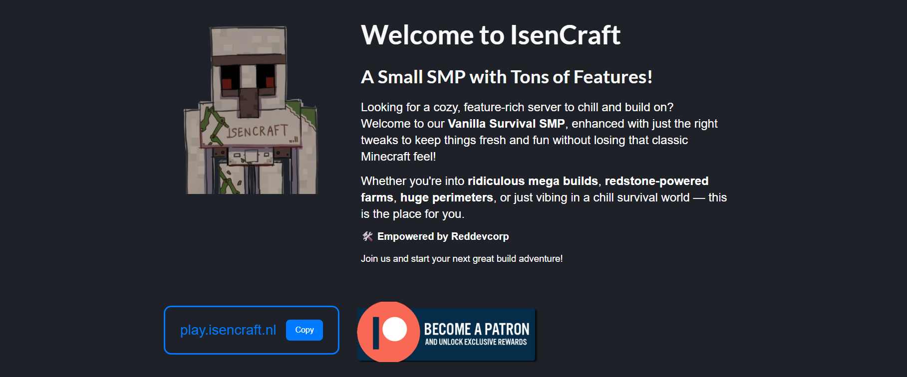 Isencraft Site Preview